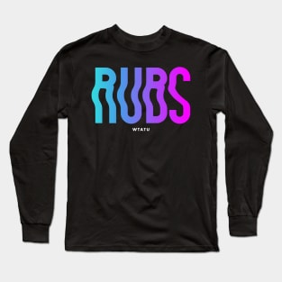 WTATU - RUBS Black Long Sleeve T-Shirt